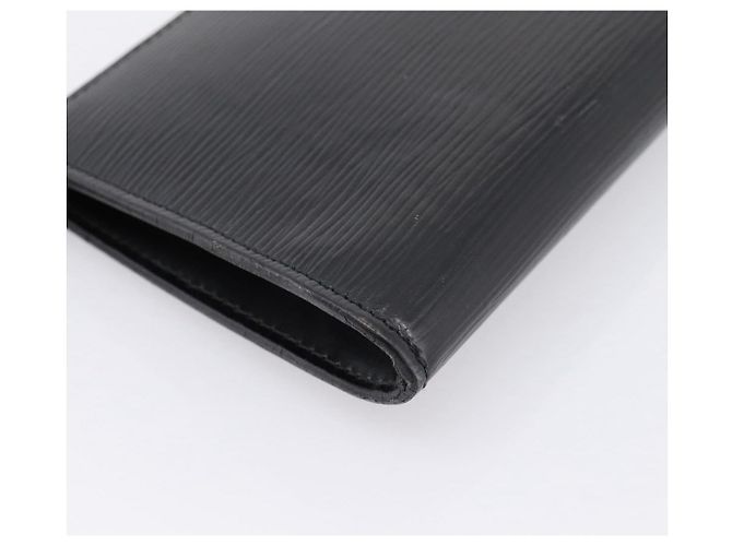 LOUIS VUITTON Epi Pochette Accessoires Pouch Black M52982 LV Auth 198701A Negro - vista 9
