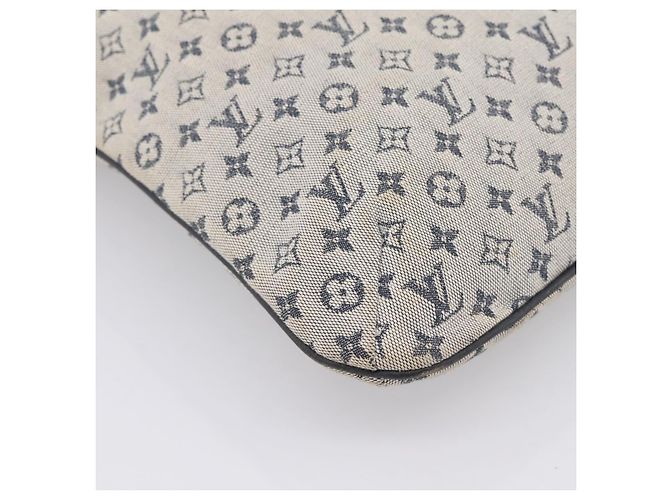 LOUIS VUITTON Monogram Mini Franoise Tote Bag 2way Blue M92208 LV Auth BA14979 - vista 10