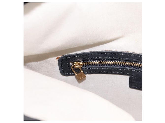 LOUIS VUITTON Monogram Mini Franoise Tote Bag 2way Blue M92208 LV Auth BA14979 - vista 21