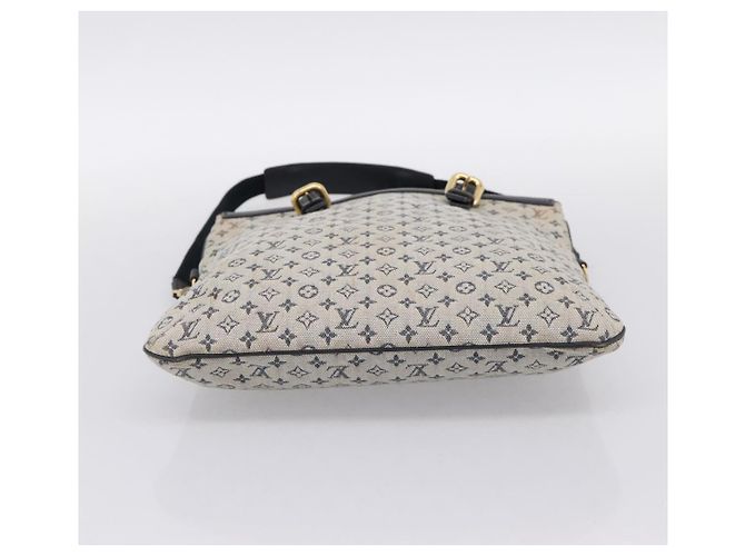 LOUIS VUITTON Monogram Mini Franoise Tote Bag 2way Blue M92208 LV Auth BA14979 - vista 5
