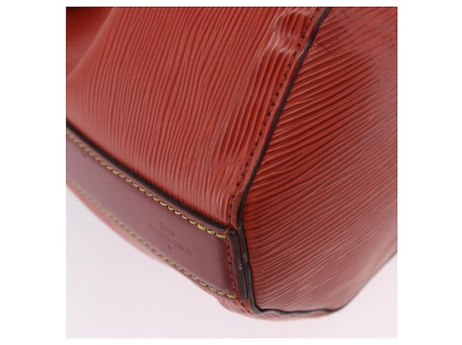 LOUIS VUITTON Epi Twist Bucket Shoulder Bag Red Silver M52927 LV Auth 196905 Argento Rosso - vista 10