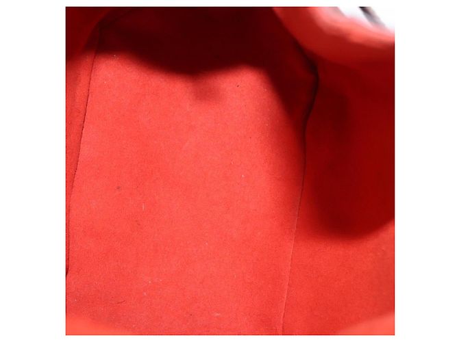 LOUIS VUITTON Epi Twist Bucket Shoulder Bag Red Silver M52927 LV Auth 196905 Argento Rosso - vista 11