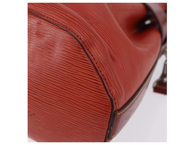 LOUIS VUITTON Epi Twist Bucket Shoulder Bag Red Silver M52927 LV Auth 196905 Argento Rosso - vista 18