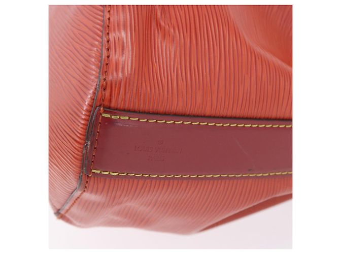 LOUIS VUITTON Epi Twist Bucket Shoulder Bag Red Silver M52927 LV Auth 196905 Argento Rosso - vista 19