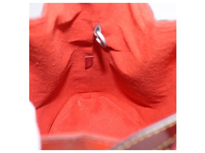 LOUIS VUITTON Epi Twist Bucket Shoulder Bag Red Silver M52927 LV Auth 196905 Argento Rosso - vista 22