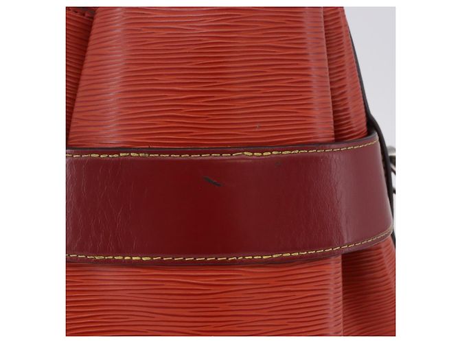 LOUIS VUITTON Epi Twist Bucket Shoulder Bag Red Silver M52927 LV Auth 196905 Argento Rosso - vista 3