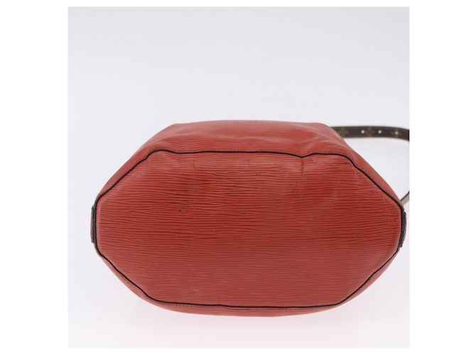 LOUIS VUITTON Epi Twist Bucket Shoulder Bag Red Silver M52927 LV Auth 196905 Argento Rosso - vista 6