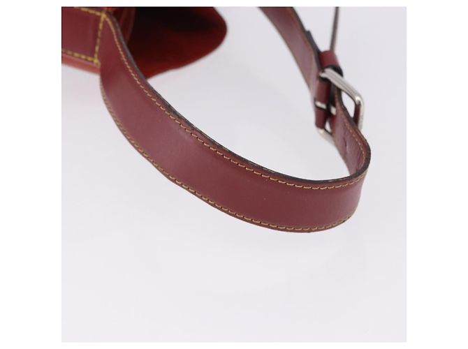 LOUIS VUITTON Epi Twist Bucket Shoulder Bag Red Silver M52927 LV Auth 196905 Argento Rosso - vista 8