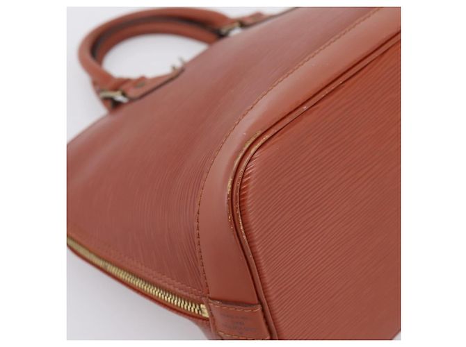 Borsa a mano LOUIS VUITTON Epi Alma Brown M52143 LV Auth 196190 Marrone - vista 15
