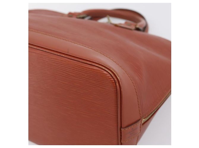 Borsa a mano LOUIS VUITTON Epi Alma Brown M52143 LV Auth 196190 Marrone - vista 16
