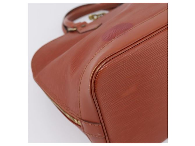 Borsa a mano LOUIS VUITTON Epi Alma Brown M52143 LV Auth 196190 Marrone - vista 17