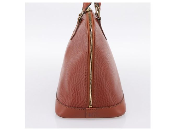 Borsa a mano LOUIS VUITTON Epi Alma Brown M52143 LV Auth 196190 Marrone - vista 3