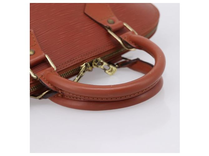 Borsa a mano LOUIS VUITTON Epi Alma Brown M52143 LV Auth 196190 Marrone - vista 7