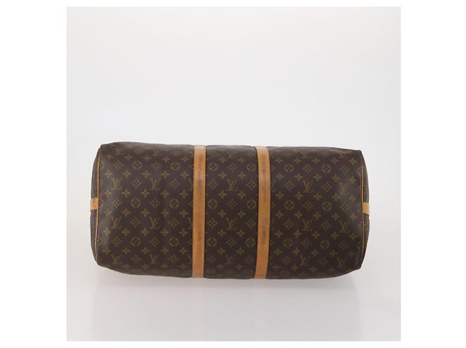 LOUIS VUITTON Monogram Keepall Bandouliere 55 Boston Bag M41414 LV Auth ep15610A Monogramma - vista 5