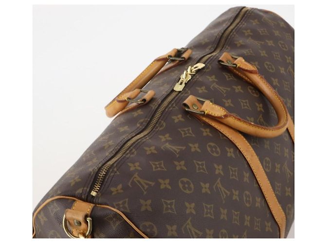 LOUIS VUITTON Monogram Keepall Bandouliere 55 Boston Bag M41414 LV Auth ep15610A Monogramma - vista 6