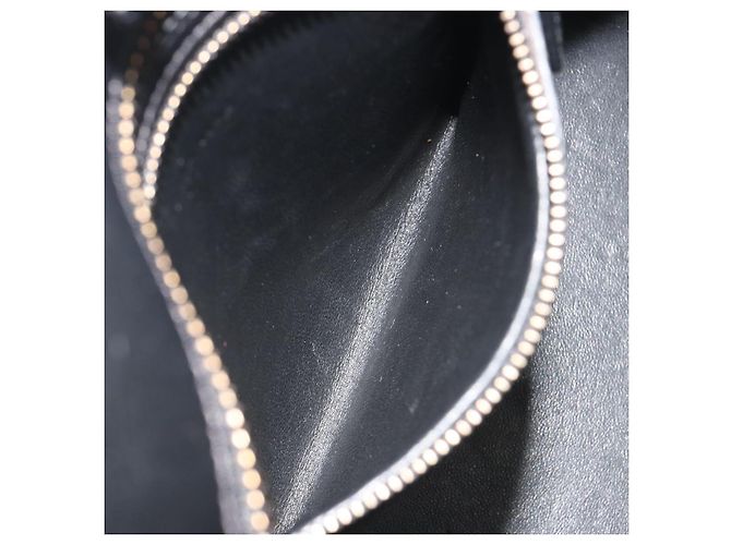 Céline CELINE Luggage Micro Shopper Hand Bag Leather White Gold Auth 196632V Bianco D'oro - vista 22