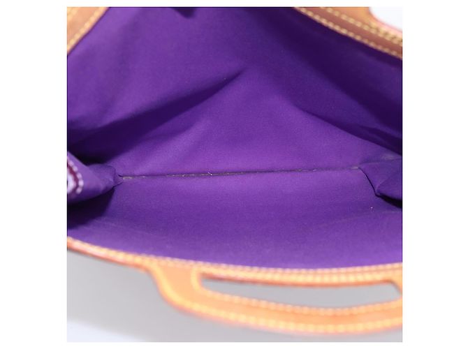 Borsa Tote LOUIS VUITTON Monogram Vernis Stanton Purple Viole M91079 Auth 197210 Porpora - vista 11