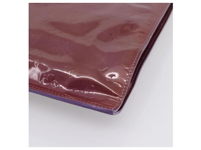 Borsa Tote LOUIS VUITTON Monogram Vernis Stanton Purple Viole M91079 Auth 197210 Porpora - vista 14