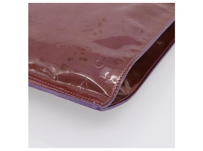 Borsa Tote LOUIS VUITTON Monogram Vernis Stanton Purple Viole M91079 Auth 197210 Porpora - vista 16
