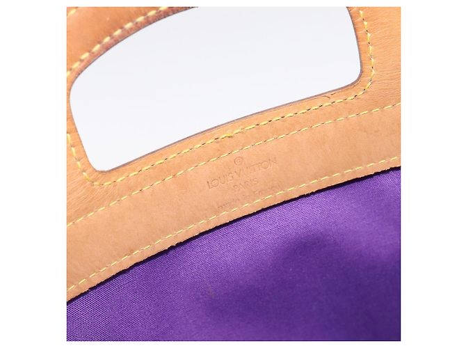Borsa Tote LOUIS VUITTON Monogram Vernis Stanton Purple Viole M91079 Auth 197210 Porpora - vista 18