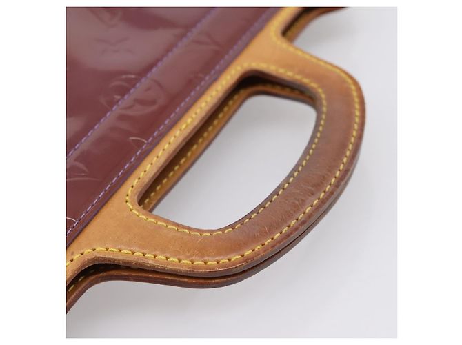 Borsa Tote LOUIS VUITTON Monogram Vernis Stanton Purple Viole M91079 Auth 197210 Porpora - vista 7