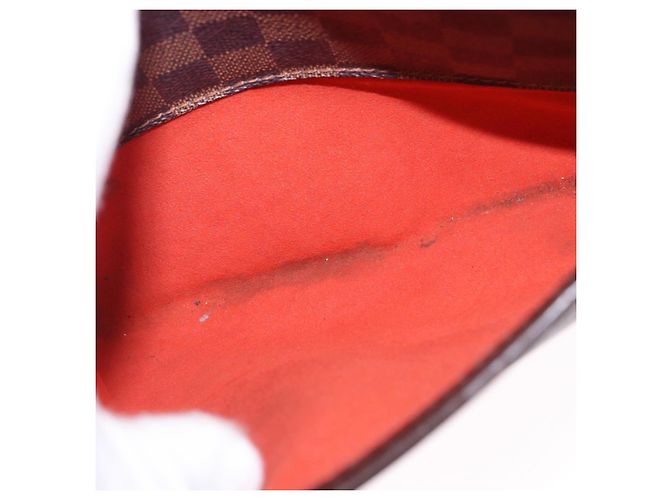 Bolso de hombro LOUIS VUITTON Damier Ebene Ipanema GM N51292 LV Auth 198334 - vista 21