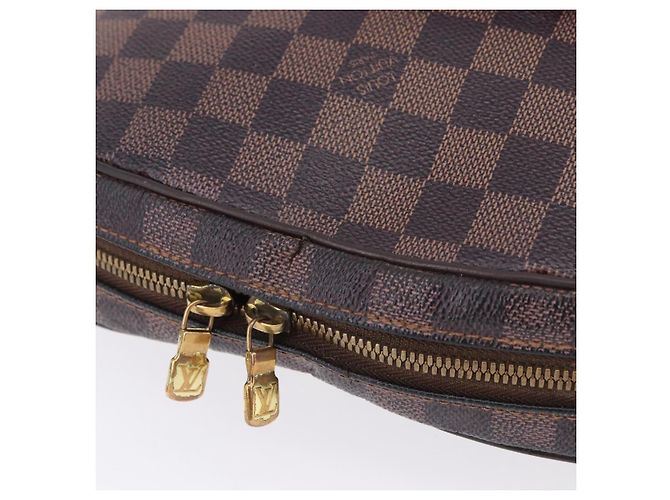 Bolso de hombro LOUIS VUITTON Damier Ebene Ipanema GM N51292 LV Auth 198334 - vista 7