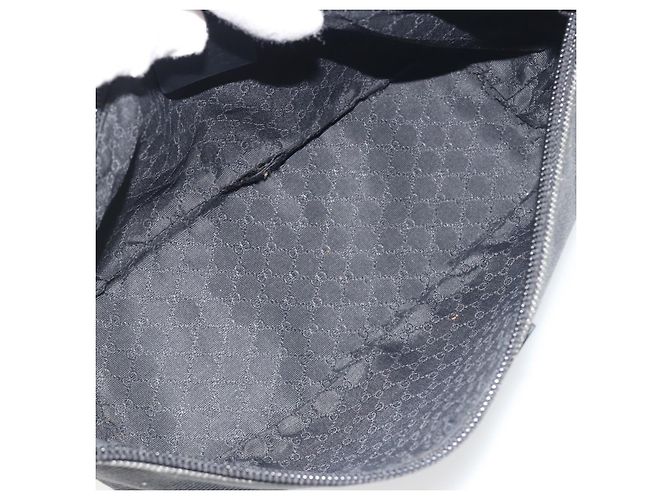 Pouch Accessori GUCCI Canvas Black Silver 07198 Auth 195449 Nero Argento - vista 10