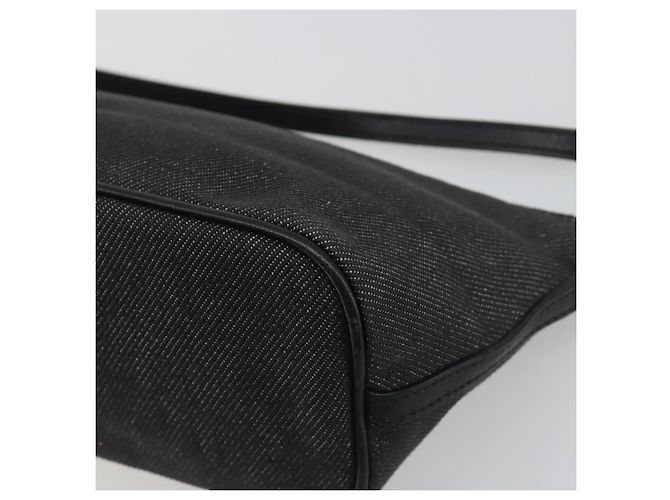 Pouch Accessori GUCCI Canvas Black Silver 07198 Auth 195449 Nero Argento - vista 16