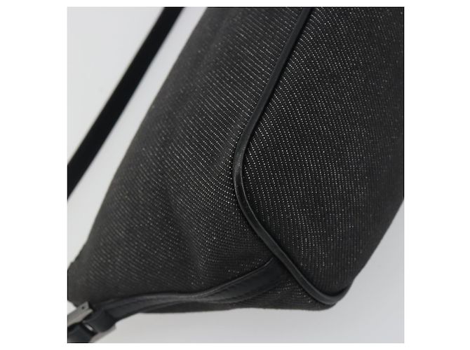 Pouch Accessori GUCCI Canvas Black Silver 07198 Auth 195449 Nero Argento - vista 17