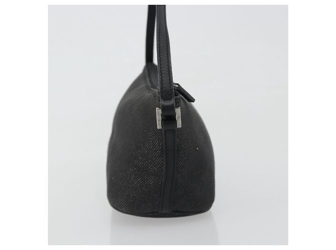 Pouch Accessori GUCCI Canvas Black Silver 07198 Auth 195449 Nero Argento - vista 4