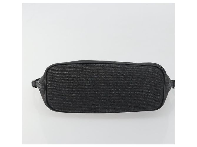 Pouch Accessori GUCCI Canvas Black Silver 07198 Auth 195449 Nero Argento - vista 5