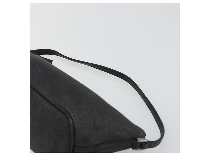Pouch Accessori GUCCI Canvas Black Silver 07198 Auth 195449 Nero Argento - vista 8