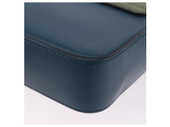 Chloé Borsa a tracolla Chloe Chloe C in pelle blu e oro autentica ka5709A D'oro - vista 18