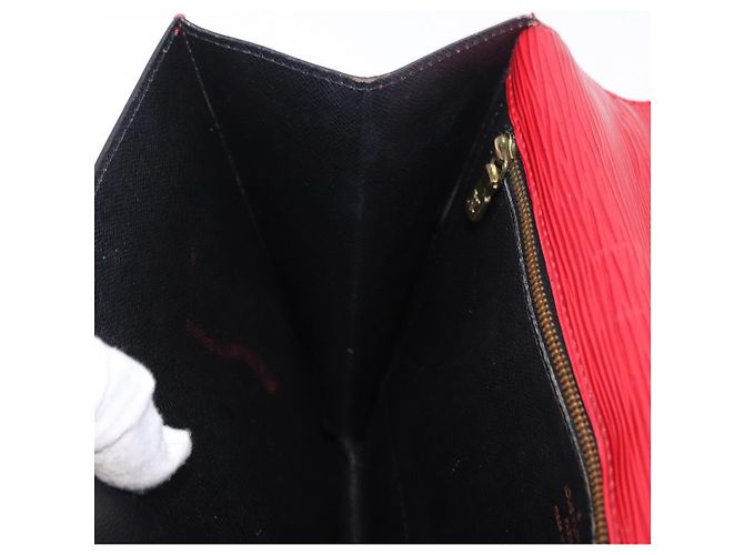 Borsa a mano LOUIS VUITTON Epi Monceau 28 Rossa M40783 LV Auth 197039 Rosso - vista 24