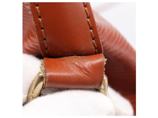 Borsa a tracolla LOUIS VUITTON Epi Petit Noe Brown M44103 LV Auth ka5777 Marrone - vista 12