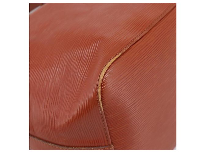 Borsa a tracolla LOUIS VUITTON Epi Petit Noe Brown M44103 LV Auth ka5777 Marrone - vista 14