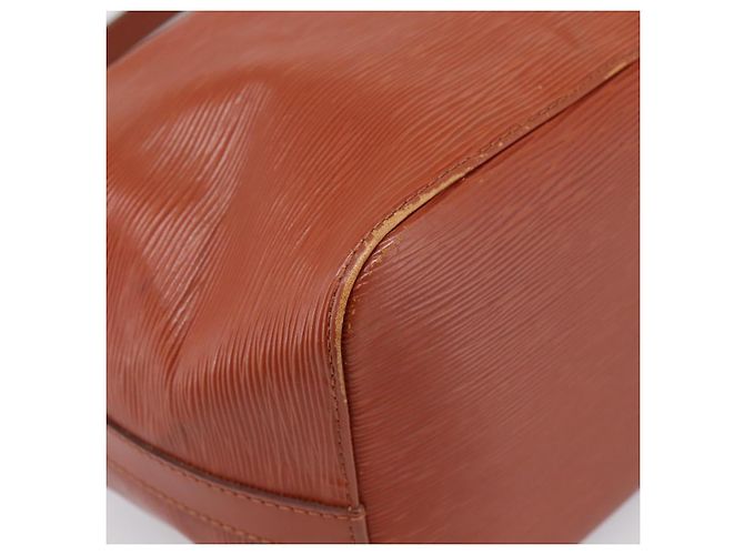 Borsa a tracolla LOUIS VUITTON Epi Petit Noe Brown M44103 LV Auth ka5777 Marrone - vista 16