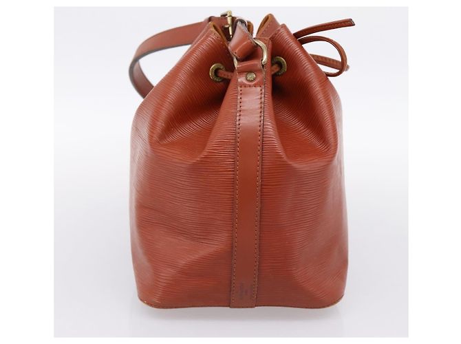 Borsa a tracolla LOUIS VUITTON Epi Petit Noe Brown M44103 LV Auth ka5777 Marrone - vista 3