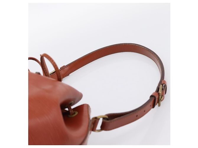 Borsa a tracolla LOUIS VUITTON Epi Petit Noe Brown M44103 LV Auth ka5777 Marrone - vista 8