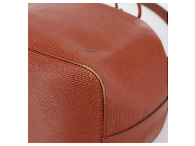 Borsa a tracolla LOUIS VUITTON Epi Petit Noe Brown M44103 LV Auth ka5777 Marrone - vista 9