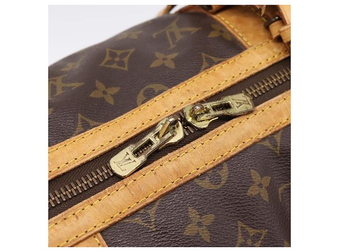 LOUIS VUITTON Monogram Sac Souple 45 Boston Bag M41624 LV Auth ka5803 - view 10