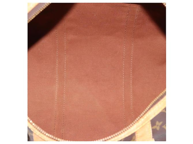 LOUIS VUITTON Monogram Sac Souple 45 Boston Bag M41624 LV Auth ka5803 - view 11