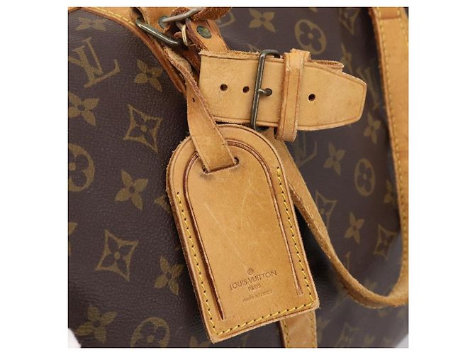 LOUIS VUITTON Monogram Sac Souple 45 Boston Bag M41624 LV Auth ka5803 - view 17