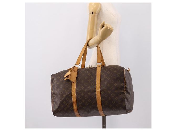 LOUIS VUITTON Monogram Sac Souple 45 Boston Bag M41624 LV Auth ka5803 - view 20