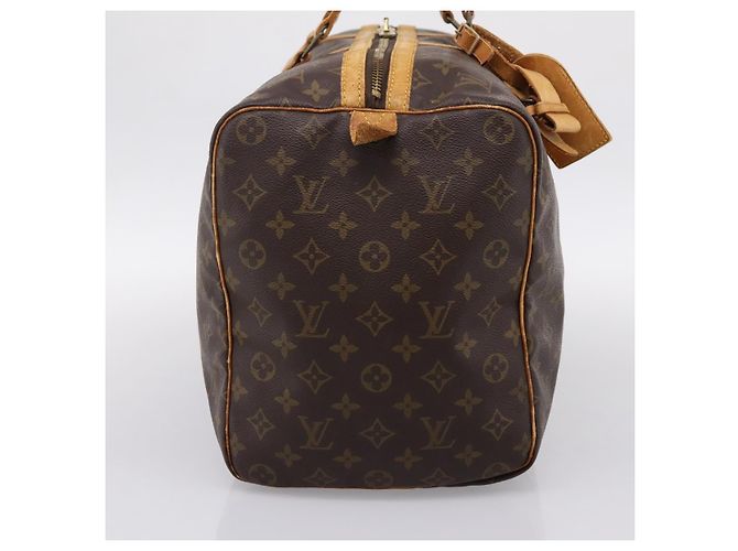 LOUIS VUITTON Monogram Sac Souple 45 Boston Bag M41624 LV Auth ka5803 - view 3