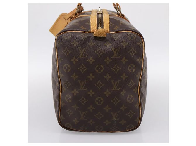 LOUIS VUITTON Monogram Sac Souple 45 Boston Bag M41624 LV Auth ka5803 - view 4