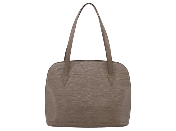 LOUIS VUITTON Borsa a tracolla Epi Lussac Gray Pepper M5228C LV Auth 197024 Marrone - vista 2
