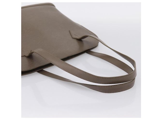 LOUIS VUITTON Borsa a tracolla Epi Lussac Gray Pepper M5228C LV Auth 197024 Marrone - vista 7