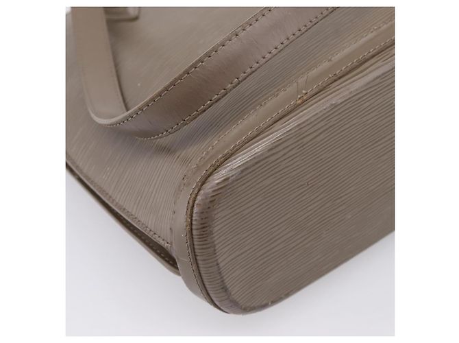 LOUIS VUITTON Borsa a tracolla Epi Lussac Gray Pepper M5228C LV Auth 197024 Marrone - vista 9